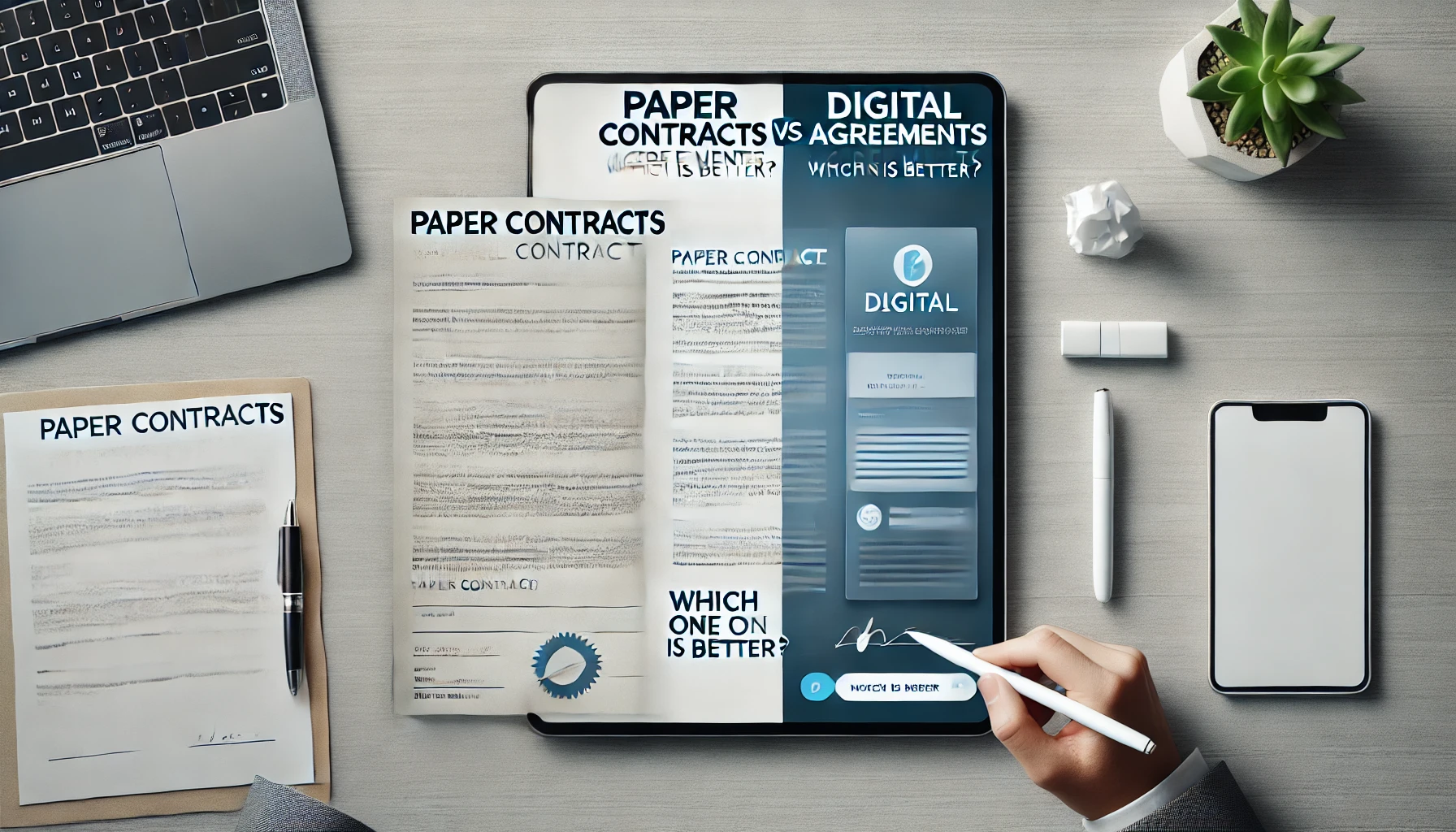 Paper Contracts vs. Digital Agreements: Which One is Better?